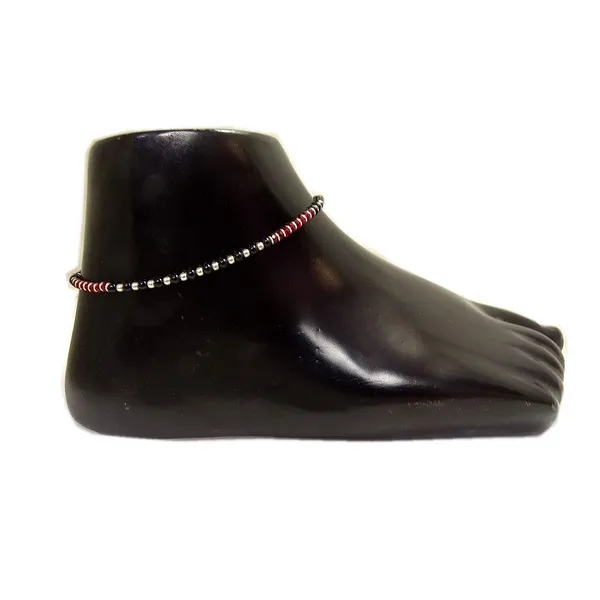 Red_Silver_Nazariya_Anklet_For_Women