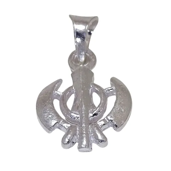 Silver_Sikh_Khanda_Pendant_For_Kids