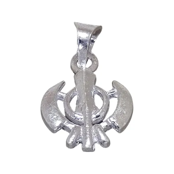 Silver_Sikh_Khanda_Pendant_For_Kids