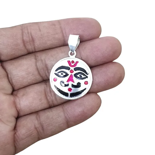 Sterling_Silver_Hanuman_Pendant_For_Unisex