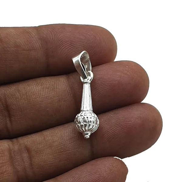 Silver_Hanuman_Gada_Pendant_For_Men