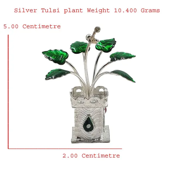 Silver_Tulsi_Plant_Idol_For_Pooja_Item