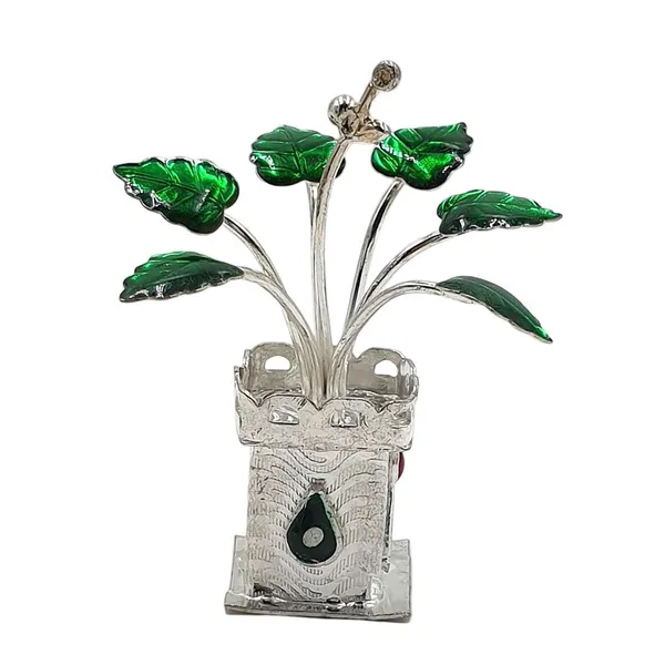 Silver_Tulsi_Plant_Idol_For_Pooja_Item