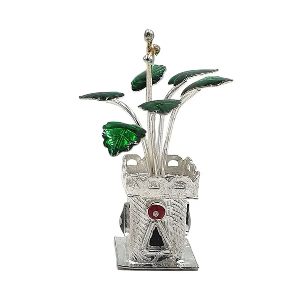 Silver_Tulsi_Plant_Idol_For_Pooja_Item