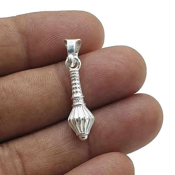 Silver_Hanuman_Gada_Pendant_For_Men