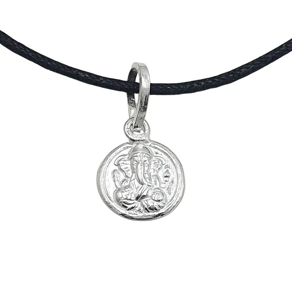 Silver_Ganesha_Nazar_Pendant_For_Kids
