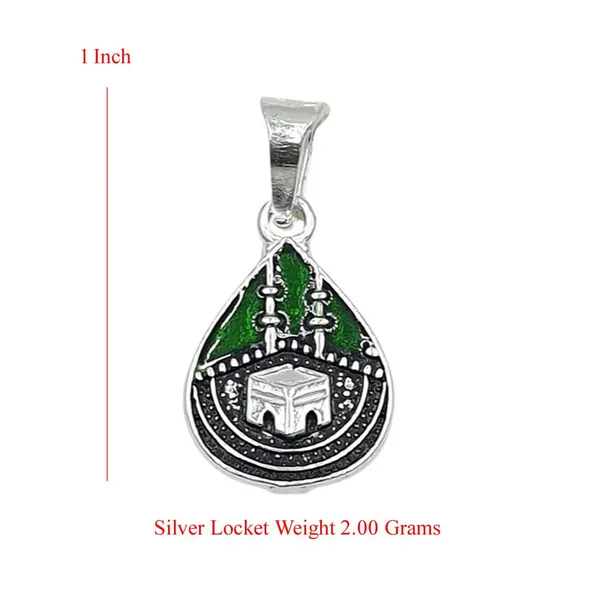 Silver_Mecca_Madina_Pendant_For_Unisex