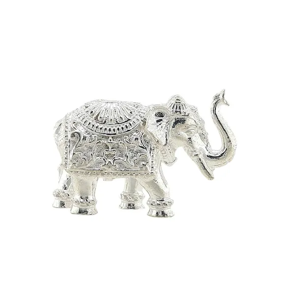 Silver_Elephant_Idol_For_Pooja_Item