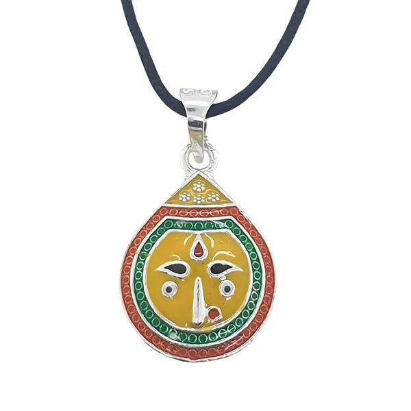 Silver_Maa_Kalka_Pendant_For_Unisex