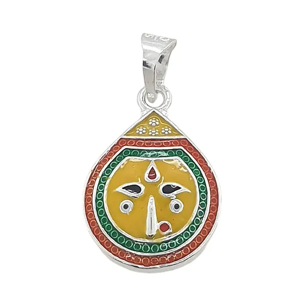 Silver_Maa_Kalka_Pendant_For_Unisex