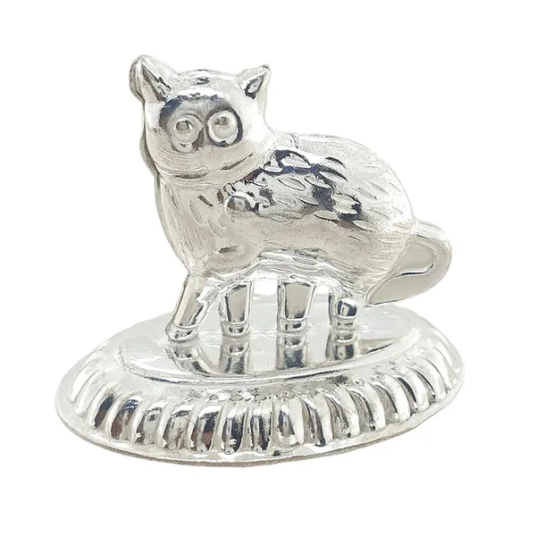 Silver_Cat_Idol_For_Pooja_Item