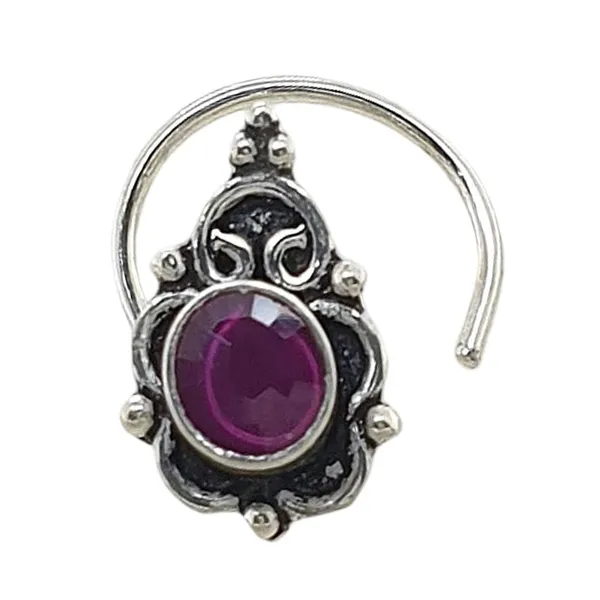White_Silver_Nose_Pin_For_Women