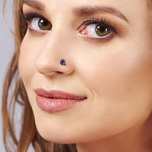White_Silver_Nose_Pin_For_Women