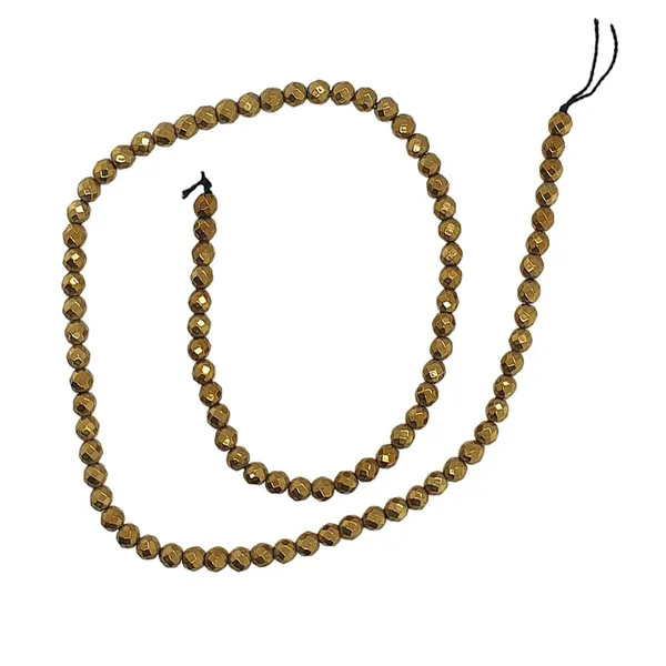 Golden_Stone_Pyrite_Beads_String_For_Jewelry_Making