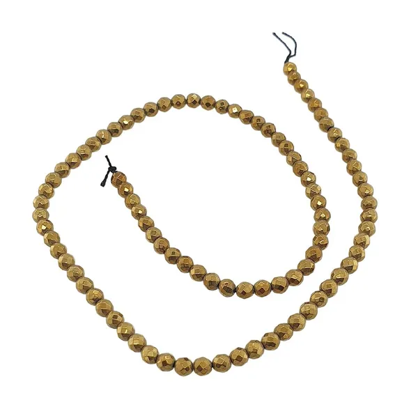 Golden_Stone_Pyrite_Beads_String_For_Jewelry_Making