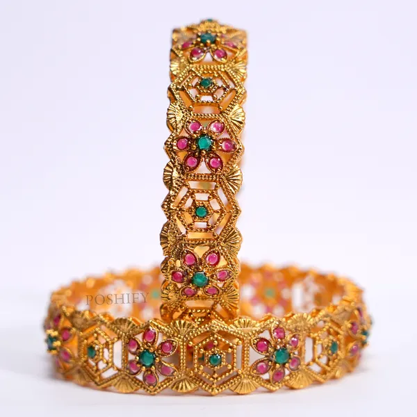 Luxury_Gold_Plated_Pure_Brass_Bangles_for_Women_|_Bangles_Set_|_2125_-_2002_|_Latest_Stylish_Traditional_Kada_Bangles_|_Just_Like_Real_Gold_Jewellery_|_Fashion_|_SET_OF_2