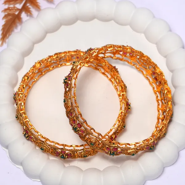 Luxury_Gold_Plated_Pure_Brass_Bangles_for_Women_|_Bangles_Set_|_2125_-_2002_|_Latest_Stylish_Traditional_Kada_Bangles_|_Just_Like_Real_Gold_Jewellery_|_Fashion_|_SET_OF_2