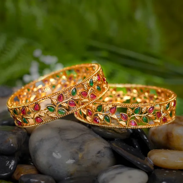 Luxury_Gold_Plated_Pure_Brass_Bangles_for_Women_|_Bangles_Set_|_2136_-_1981_|_Latest_Stylish_Traditional_Kada_Bangles_|_Just_Like_Real_Gold_Jewellery_|_Fashion_|_SET_OF_2