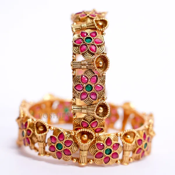 Luxury_Gold_Plated_Pure_Brass_Bangles_for_Women_|_Bangles_Set_|_1333_-_1477_|_Latest_Stylish_Traditional_Kada_Bangles_|_Just_Like_Real_Gold_Jewellery_|_Fashion_|_SET_OF_2