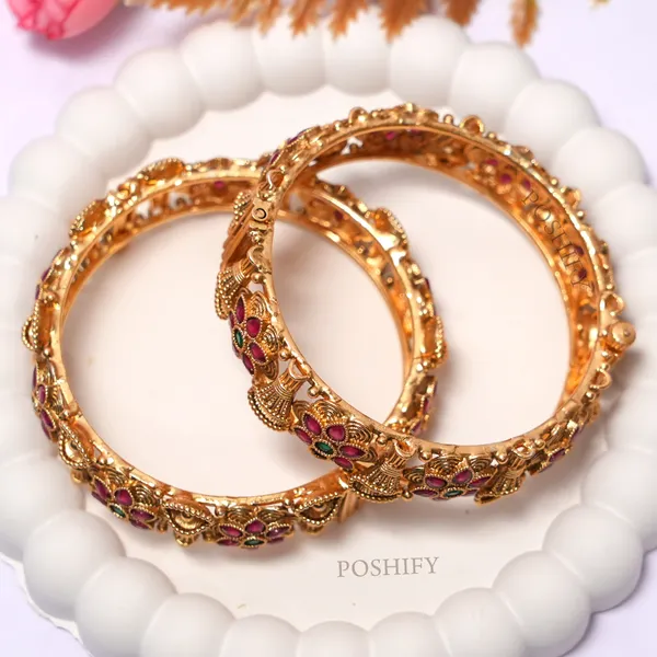 Luxury_Gold_Plated_Pure_Brass_Bangles_for_Women_|_Bangles_Set_|_1333_-_1477_|_Latest_Stylish_Traditional_Kada_Bangles_|_Just_Like_Real_Gold_Jewellery_|_Fashion_|_SET_OF_2