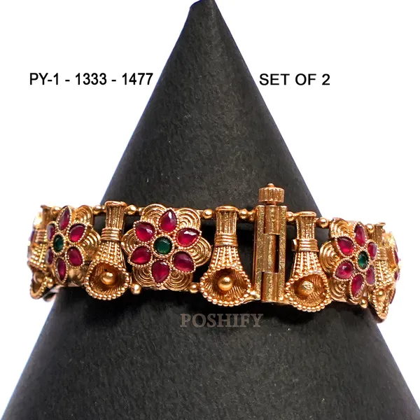 Luxury_Gold_Plated_Pure_Brass_Bangles_for_Women_|_Bangles_Set_|_1333_-_1477_|_Latest_Stylish_Traditional_Kada_Bangles_|_Just_Like_Real_Gold_Jewellery_|_Fashion_|_SET_OF_2
