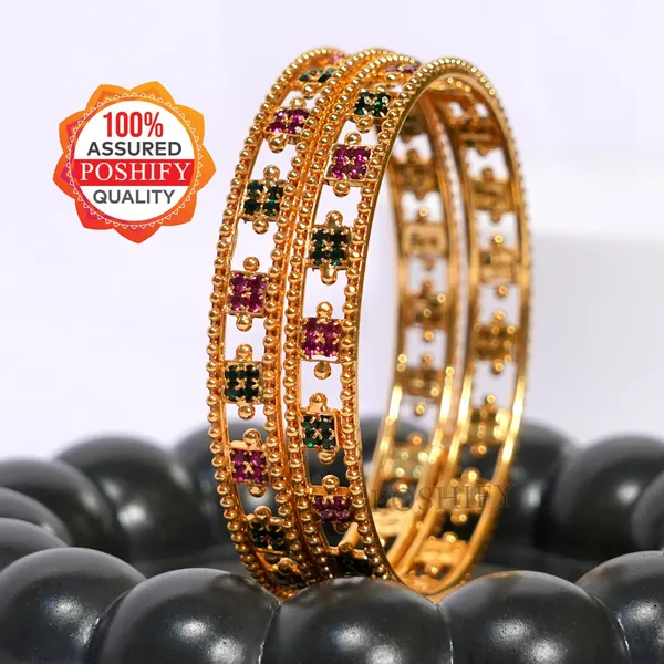 Luxury_Gold_Plated_Pure_Brass_Bangles_for_Women_|_Bangles_Set_|_344_-_1596_|_Latest_Stylish_Traditional_Kada_Bangles_|_Just_Like_Real_Gold_Jewellery_|_Fashion_|_SET_OF_2