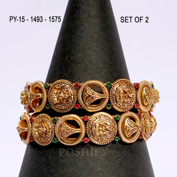Luxury_Gold_Plated_Goddess_Laxmi_Design_Pure_Brass_Bangles_for_Women_|_Bangles_Set_|_1489_-_1505_|_Latest_Stylish_Traditional_Kada_Bangles_|_Just_Like_Real_Gold_Jewellery_|_Fashion_|_SET_OF_2