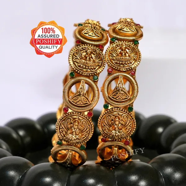 Luxury_Gold_Plated_Goddess_Laxmi_Design_Pure_Brass_Bangles_for_Women_|_Bangles_Set_|_1489_-_1505_|_Latest_Stylish_Traditional_Kada_Bangles_|_Just_Like_Real_Gold_Jewellery_|_Fashion_|_SET_OF_2