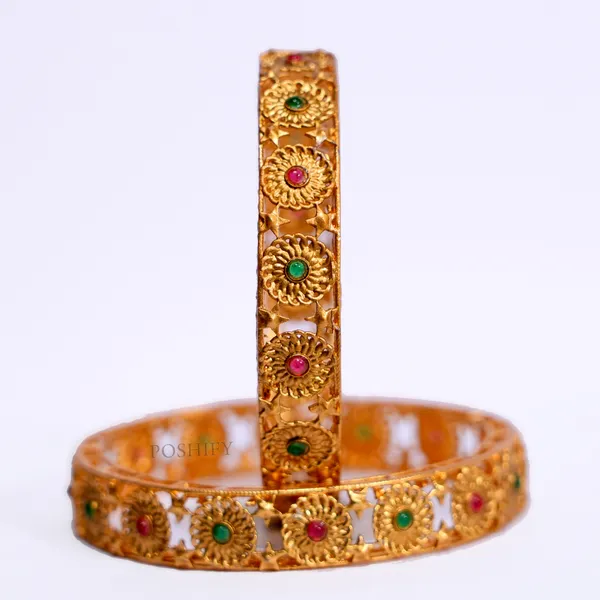 Luxury_Gold_Plated_Pure_Brass_Bangles_for_Women_|_Bangles_Set_|_2366_-_2051_|_Latest_Stylish_Traditional_Kada_Bangles_|_Just_Like_Real_Gold_Jewellery_|_Fashion_|_SET_OF_2