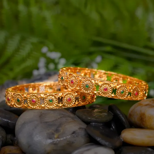 Luxury_Gold_Plated_Pure_Brass_Bangles_for_Women_|_Bangles_Set_|_2366_-_2051_|_Latest_Stylish_Traditional_Kada_Bangles_|_Just_Like_Real_Gold_Jewellery_|_Fashion_|_SET_OF_2