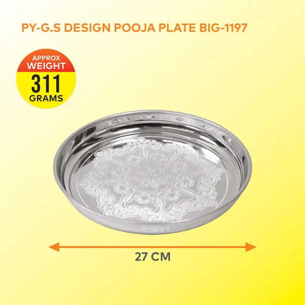 German_Silver_Elegant_&_Pooja_Thali