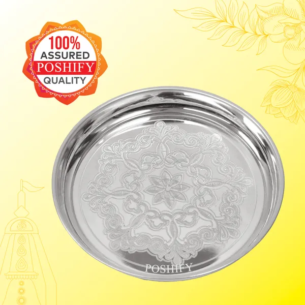 German_Silver_Elegant_&_Pooja_Thali