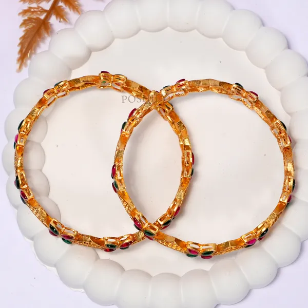 Luxury_Gold_Plated_Pure_Brass_Bangles_for_Women_|_Bangles_Set_|_2385_-_2072_|_Latest_Stylish_Traditional_Kada_Bangles_|_Just_Like_Real_Gold_Jewellery_|_Fashion_|_SET_OF_2
