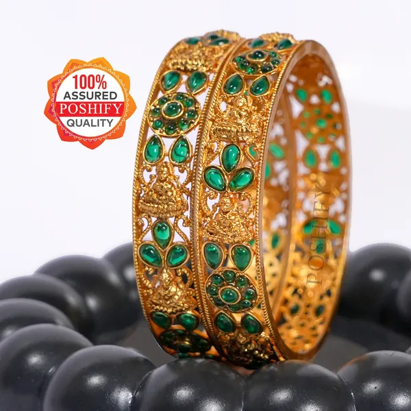 Luxury_Gold_Plated_Goddess_Laxmi_Design_Pure_Brass_Bangles_for_Women_|_Bangles_Set_|_1489_-_1505_|_Latest_Stylish_Traditional_Kada_Bangles_|_Just_Like_Real_Gold_Jewellery_|_Fashion_|_SET_OF_2