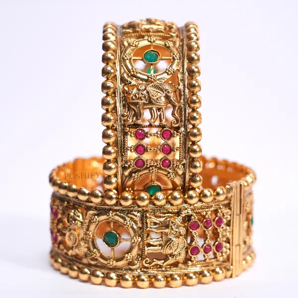 Luxury_Gold_Plated_Pure_Brass_Bangles_for_Women_|_Bangles_Set_|_502_-_1645_|_Latest_Stylish_Traditional_Kada_Bangles_|_Just_Like_Real_Gold_Jewellery_|_Fashion_|_SET_OF_2