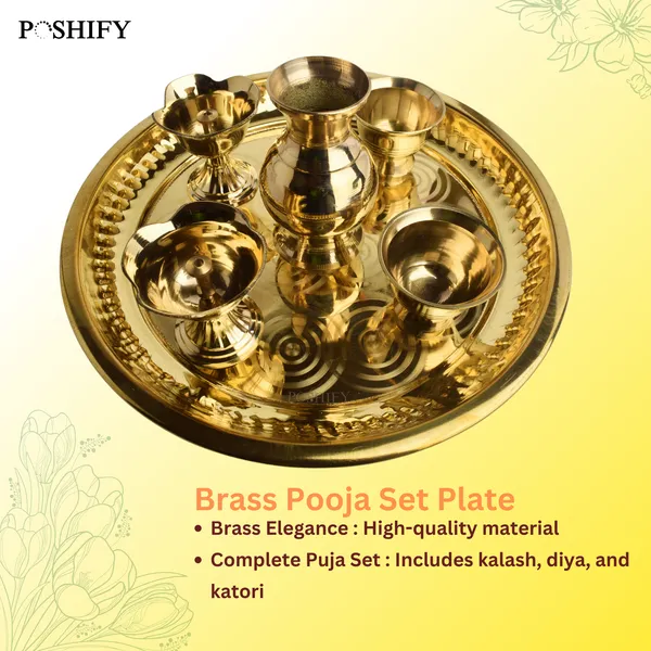 Gold_Brass_Pooja_Thali_Set