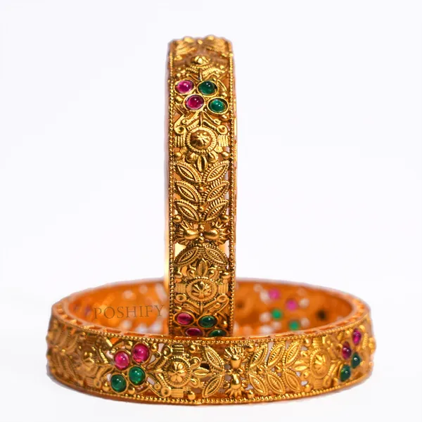 Luxury_Gold_Plated_Pure_Brass_Bangles_for_Women_|_Bangles_Set_|_2358_-_2037_|_Latest_Stylish_Traditional_Kada_Bangles_|_Just_Like_Real_Gold_Jewellery_|_Fashion_|_SET_OF_2
