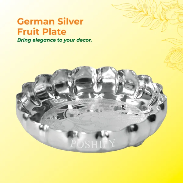 German_Silver_Plate_Fruits_,_Flowers,_Prasad_&_Aarti