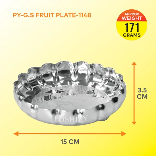 German_Silver_Plate_Fruits_,_Flowers,_Prasad_&_Aarti