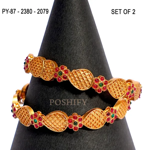 Luxury_Gold_Plated_Pure_Brass_Bangles_for_Women_|_Bangles_Set_|_2380_-_2079_|_Latest_Stylish_Traditional_Kada_Bangles_|_Just_Like_Real_Gold_Jewellery_|_Fashion_|_SET_OF_2