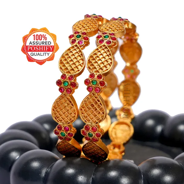Luxury_Gold_Plated_Pure_Brass_Bangles_for_Women_|_Bangles_Set_|_2380_-_2079_|_Latest_Stylish_Traditional_Kada_Bangles_|_Just_Like_Real_Gold_Jewellery_|_Fashion_|_SET_OF_2