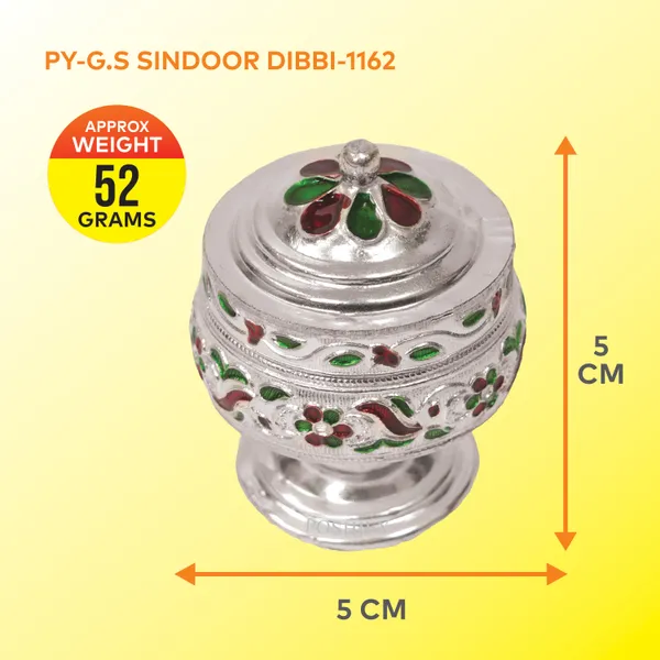 German_Silver_Sindoor_Dibbi_Kumkum_Box