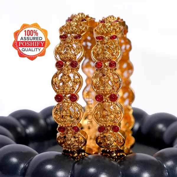Luxury_Gold_Plated_Goddess_Laxmi_Design_Pure_Brass_Bangles_for_Women_|_Bangles_Set_|_1489_-_1505_|_Latest_Stylish_Traditional_Kada_Bangles_|_Just_Like_Real_Gold_Jewellery_|_Fashion_|_SET_OF_2