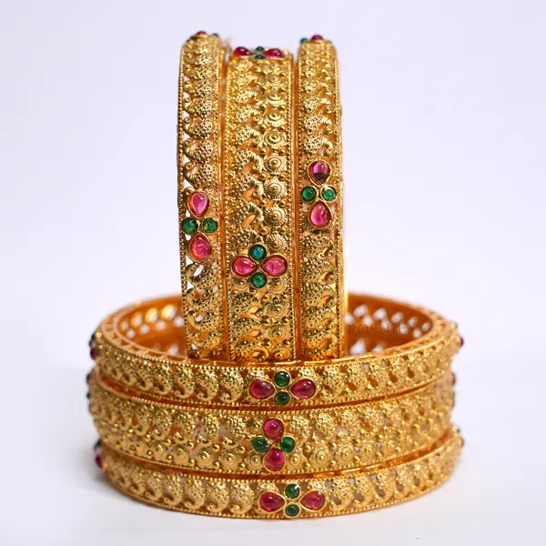 Luxury_Gold_Plated_Pure_Brass_Bangles_for_Women_|_Bangles_Set_|_2375_-_1652_|_Latest_Stylish_Traditional_Kada_Bangles_|_Just_Like_Real_Gold_Jewellery_|_Fashion_|_SET_OF_6