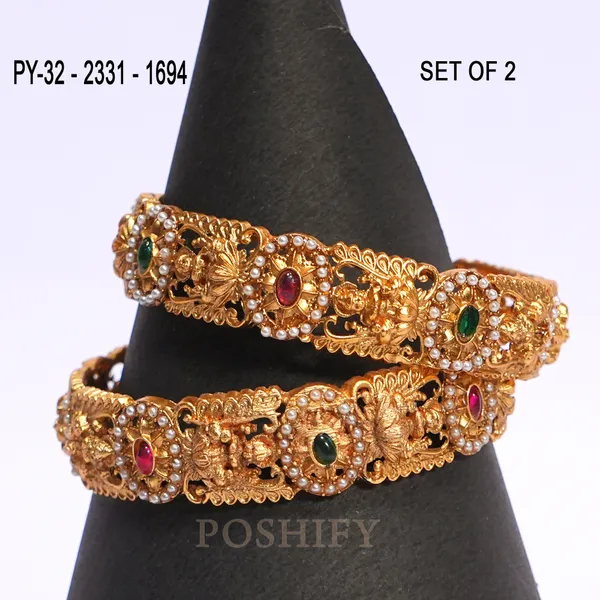Luxury_Gold_Plated_Goddess_Laxmi_Design_Pure_Brass_Bangles_for_Women_|_Bangles_Set_|_1489_-_1505_|_Latest_Stylish_Traditional_Kada_Bangles_|_Just_Like_Real_Gold_Jewellery_|_Fashion_|_SET_OF_2