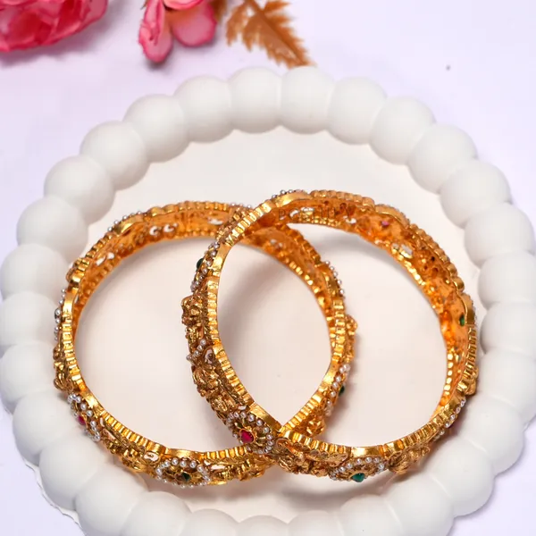 Luxury_Gold_Plated_Goddess_Laxmi_Design_Pure_Brass_Bangles_for_Women_|_Bangles_Set_|_1489_-_1505_|_Latest_Stylish_Traditional_Kada_Bangles_|_Just_Like_Real_Gold_Jewellery_|_Fashion_|_SET_OF_2