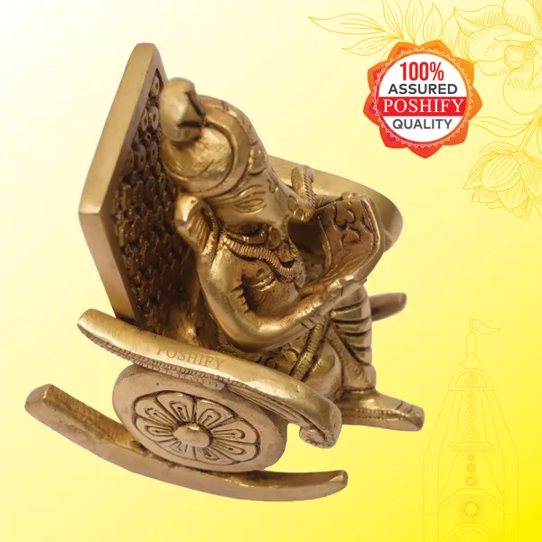 Golden_Brass_Premium_Ganesha_Rocking_Chair_Count_Of_1