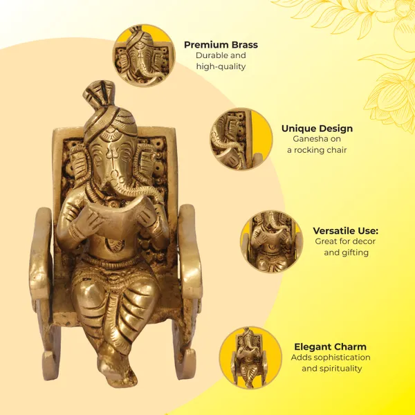 Golden_Brass_Premium_Ganesha_Rocking_Chair_Count_Of_1