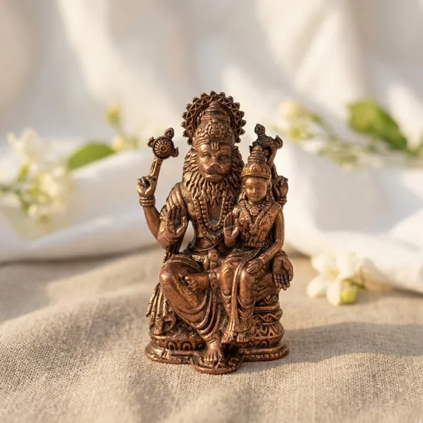 NARASIMHA_LAKSHMI_COPPER_IDOL