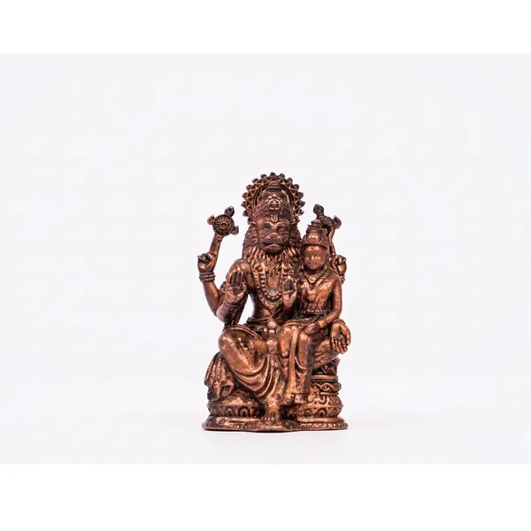NARASIMHA_LAKSHMI_COPPER_IDOL